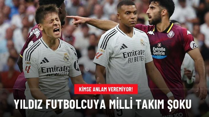 Yıldız futbolcuya milli takım şoku