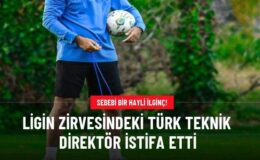 Ligin zirvesindeki Türk teknik direktör istifa etti