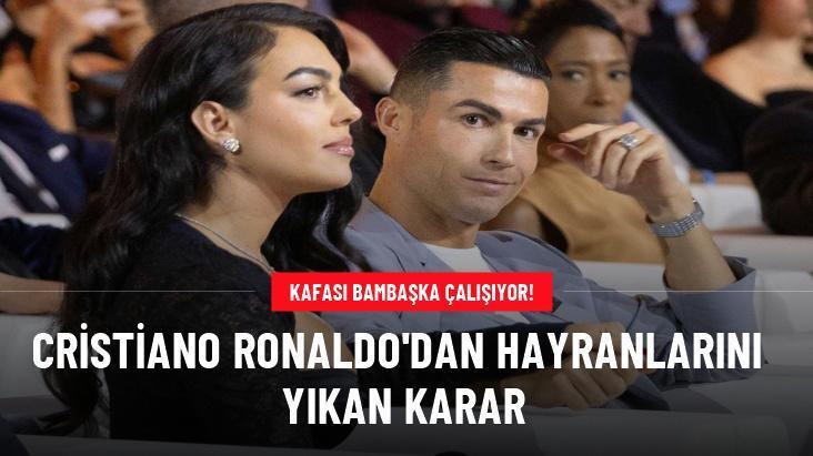 Cristiano Ronaldo’dan hayranlarını yıkan karar