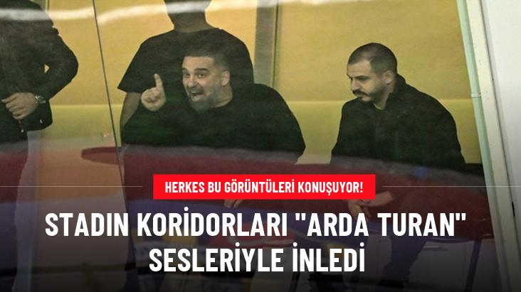 Fenerbahçe maçı sonrasında stadın koridorları Arda Turan sesleriyle inledi