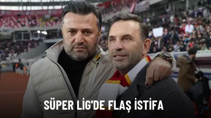 Süper Lig’de flaş istifa