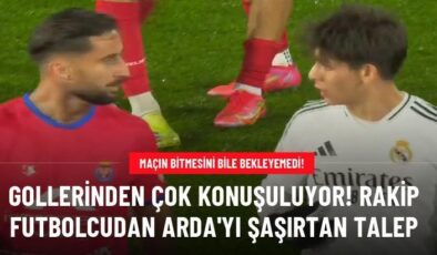 Gollerinden çok konuşuluyor! Rakip futbolcudan Arda’yı şaşırtan talep